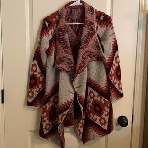 Aztec print sweater